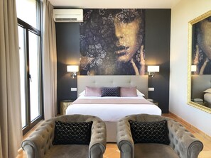 Junior Suite Terrace | Blackout curtains, soundproofing, iron/ironing board