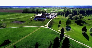 Blick von der Unterkunft