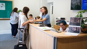Check-in/check-out kiosk - Trinity College Campus Accommodation (Dublin)