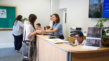 Check-in/check-out kiosk