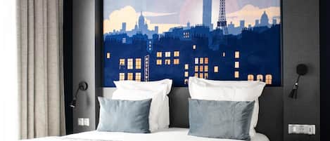 Cofres nos quartos, individualmente decorados