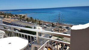 Studio, terras, uitzicht op zee | Uitzicht vanaf balkon