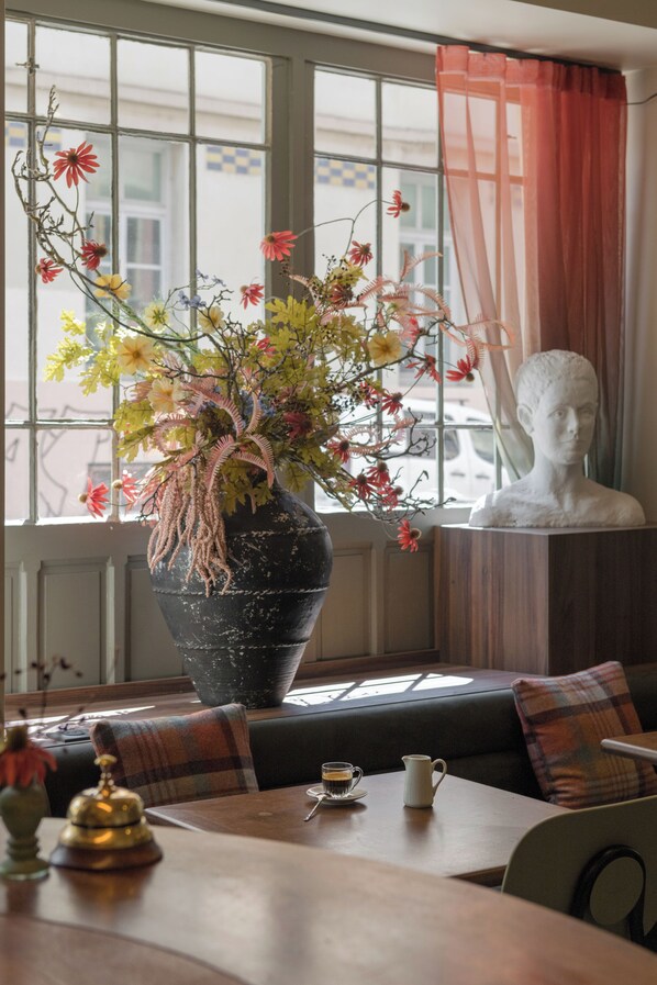 Sitteområde i lobbyen