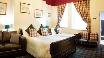 2 bedrooms, hypo-allergenic bedding, in-room safe