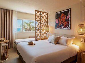 Privilege, Room, 1 Double Bed, Sea View | Premium bedding, in-room safe, desk, laptop workspace