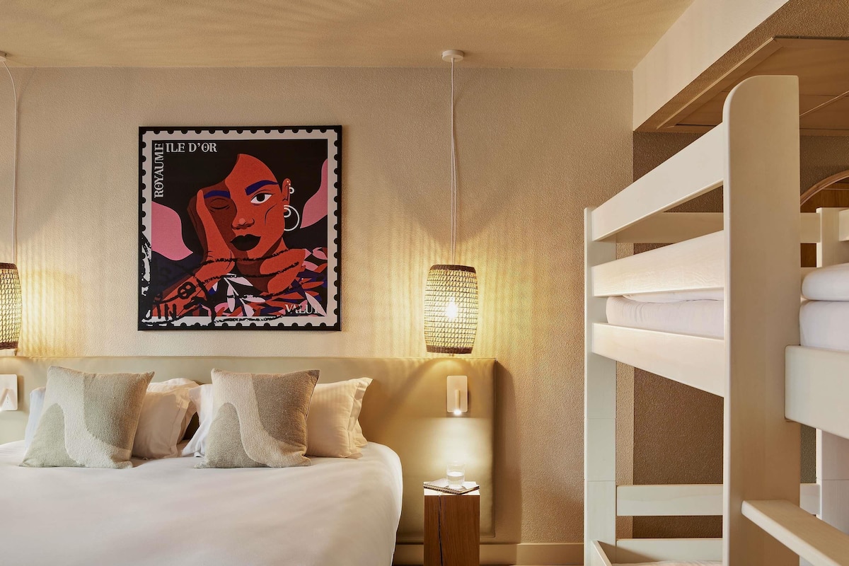 Family Room, Multiple Beds, City View | Premium bedding, in-room safe, desk, laptop workspace