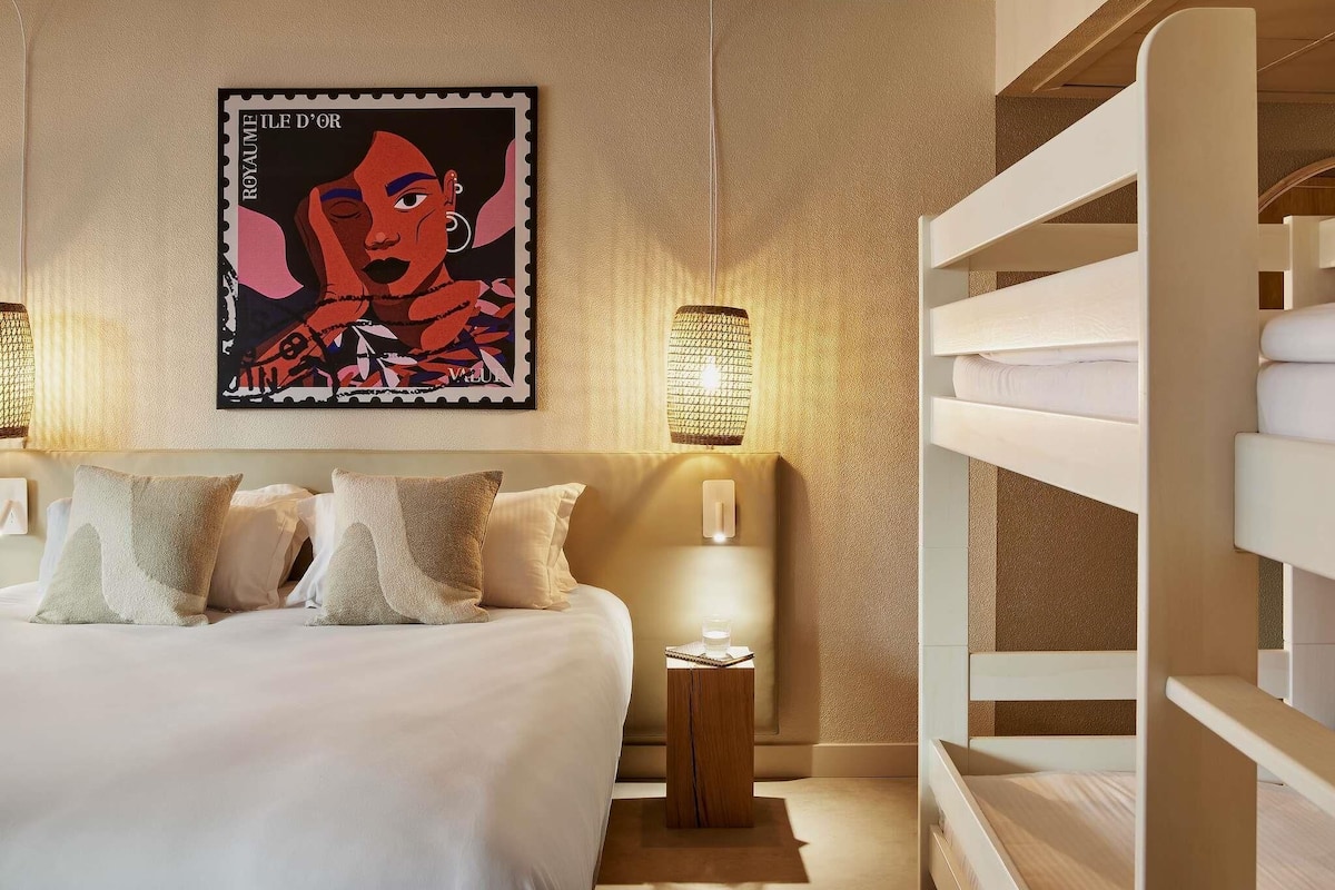 Family Room, Multiple Beds, City View | Premium bedding, in-room safe, desk, laptop workspace