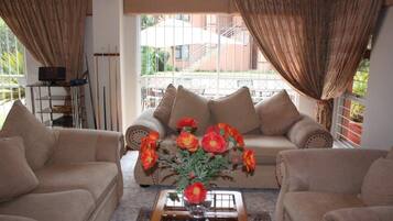 Sala de estar en el lobby