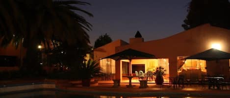 Front of property - evening/night