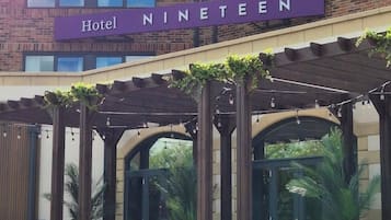 Overnatningsstedets facade