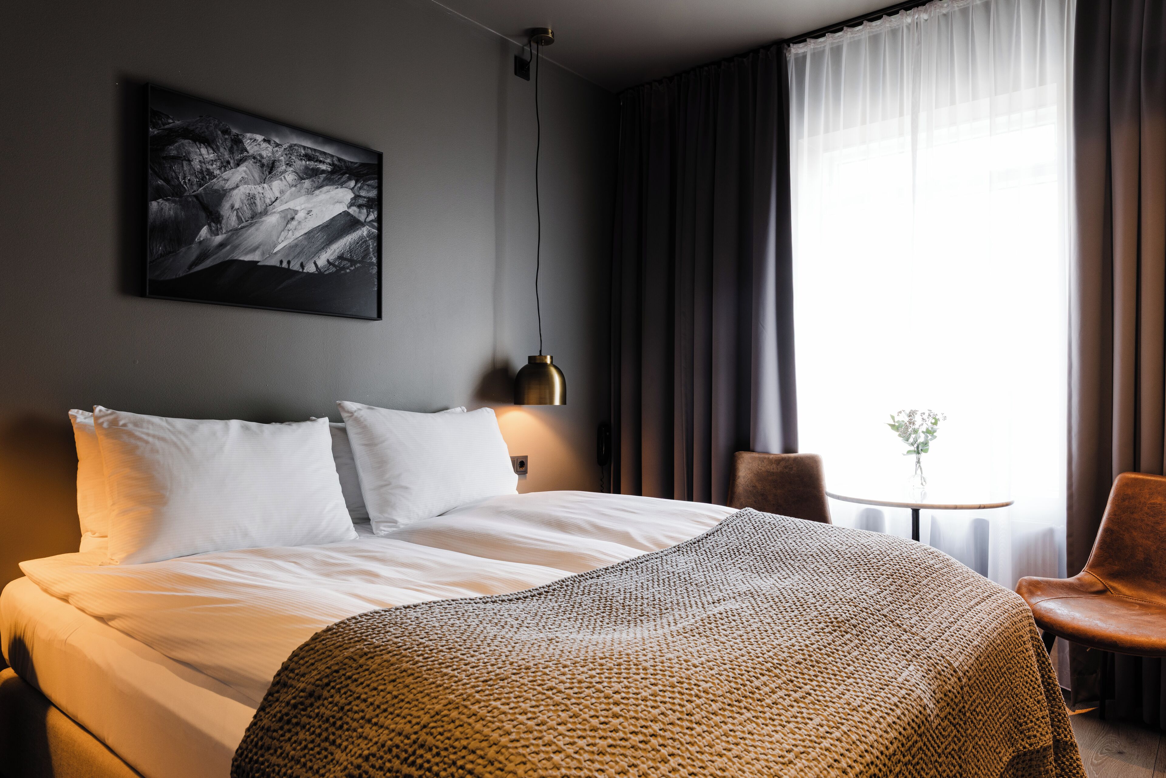 Standardværelse med dobbeltseng eller 2 enkeltsenge | Egyptiske bomuldslagner, premium-sengetøj, Select Comfort-senge