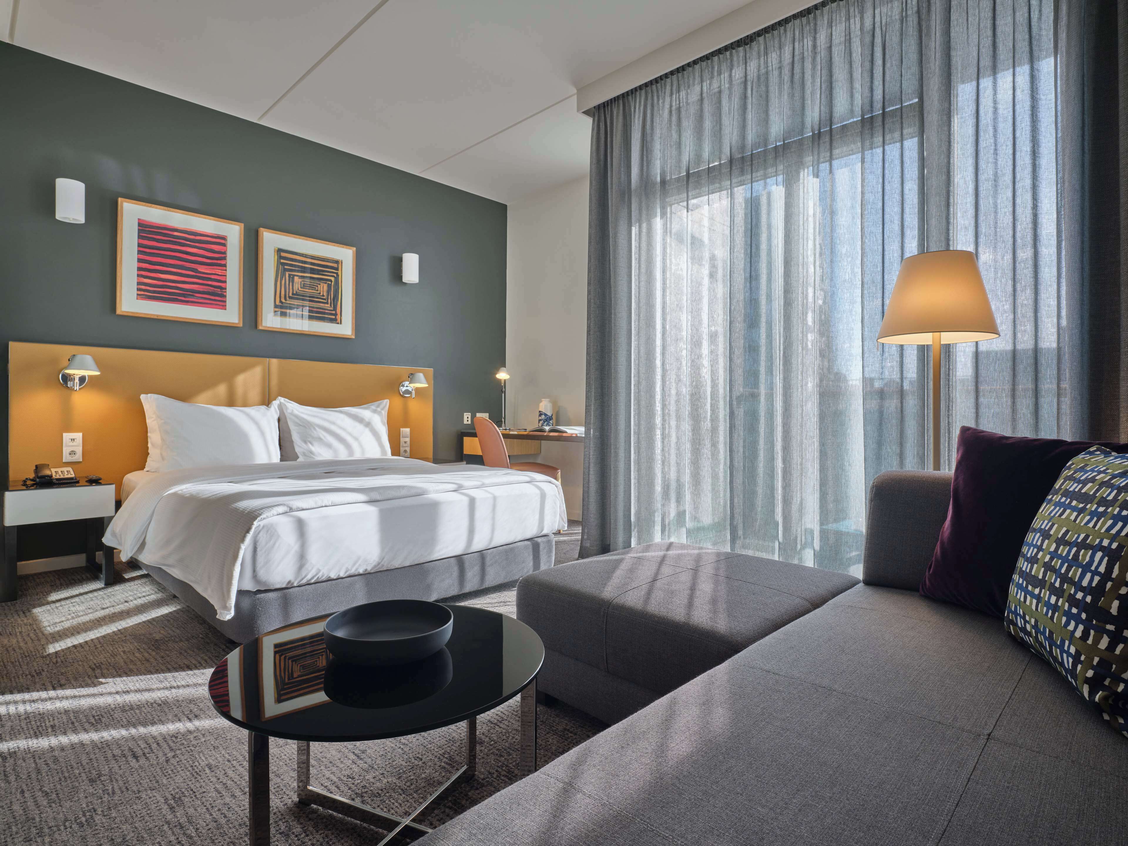 Premium bedding, in-room safe, desk, blackout curtains