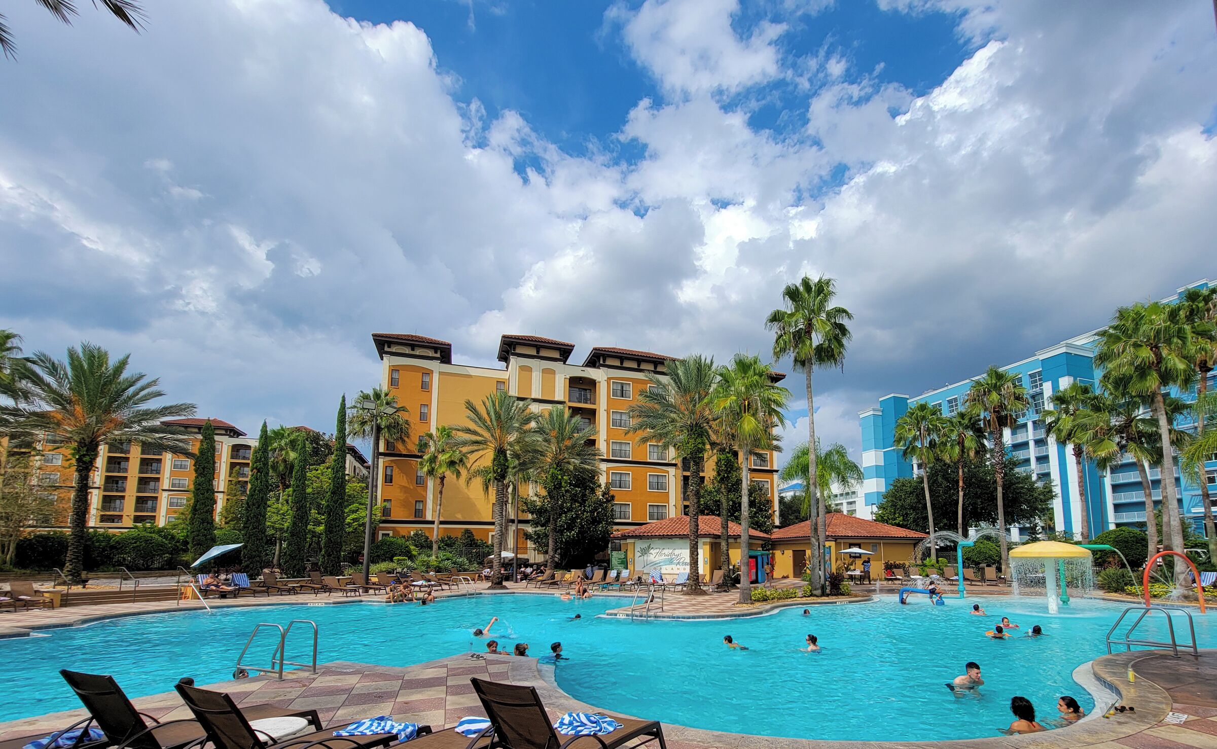 2 outdoor pools, a heated pool, open 7:00 AM to 11:00 PM, pool umbrellas