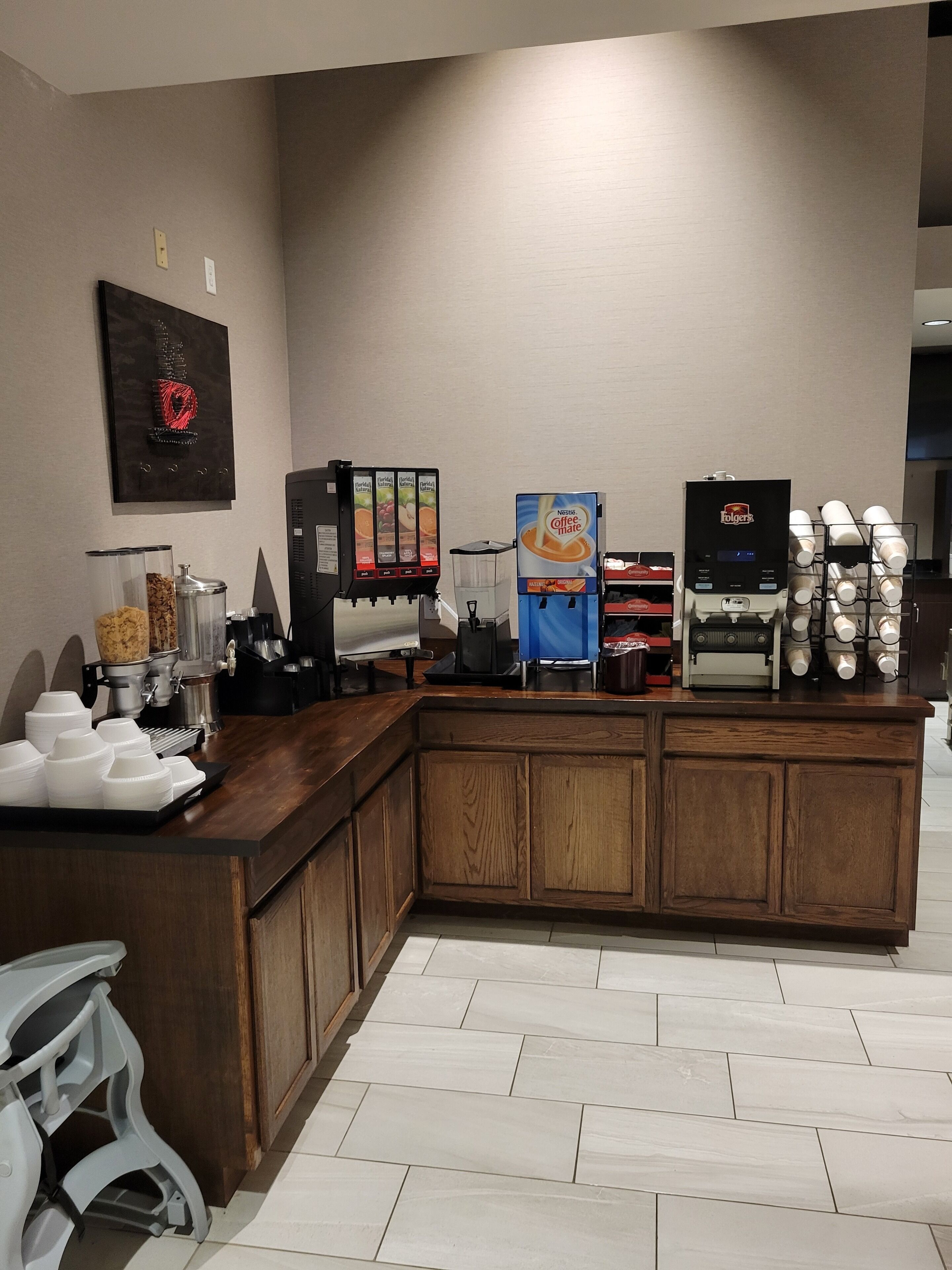 free daily buffet breakfast