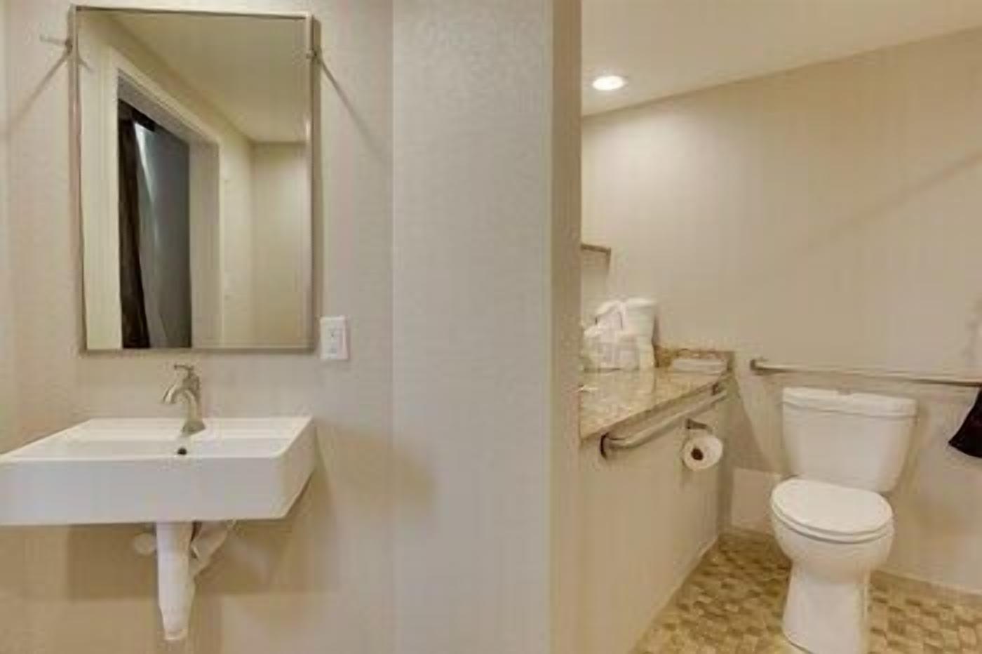 Bathroom | Shower, free toiletries, hair dryer, towels