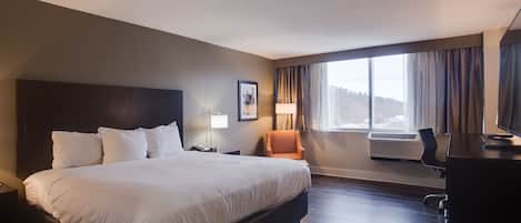 King Room 1 | Living area | 49-inch flat-screen TV with satellite channels, TV