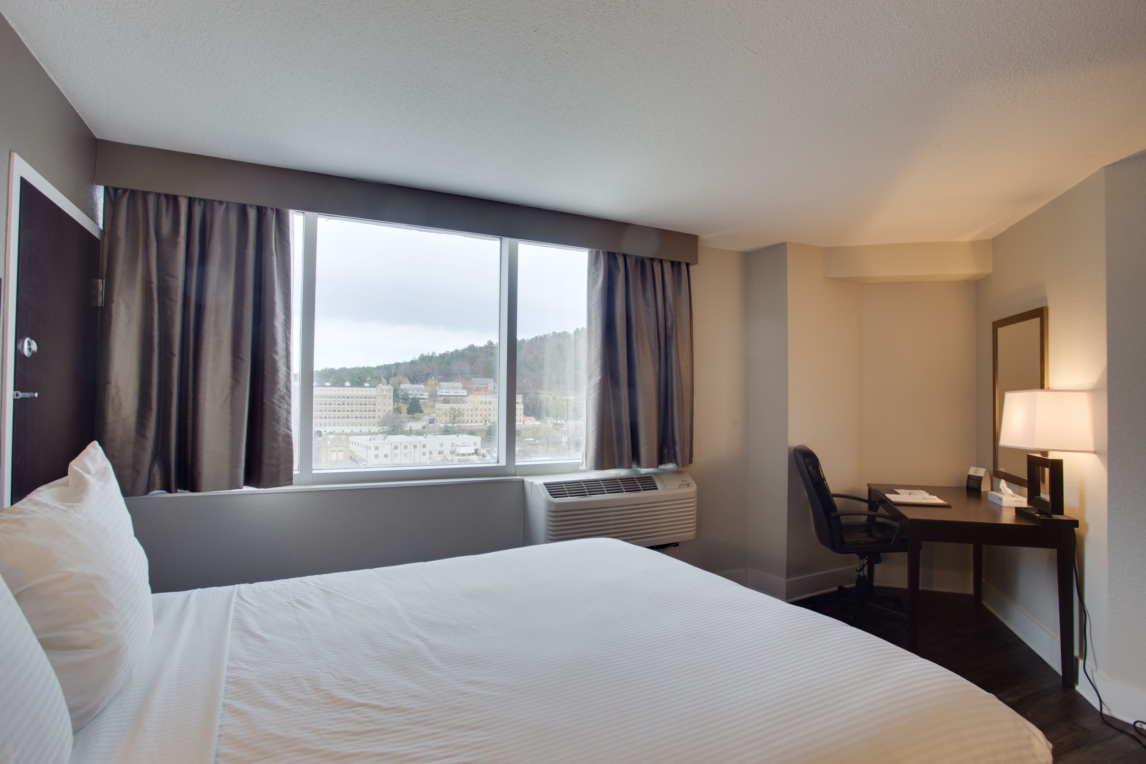 double queen room 2 | living area | 49-inch flat-screen tv with satellite channels, tv