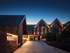 Façade de l’hébergement