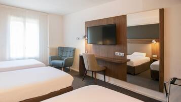 1 chambre, literie de qualité supérieure, bureau