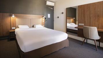 1 chambre, literie de qualité supérieure, bureau