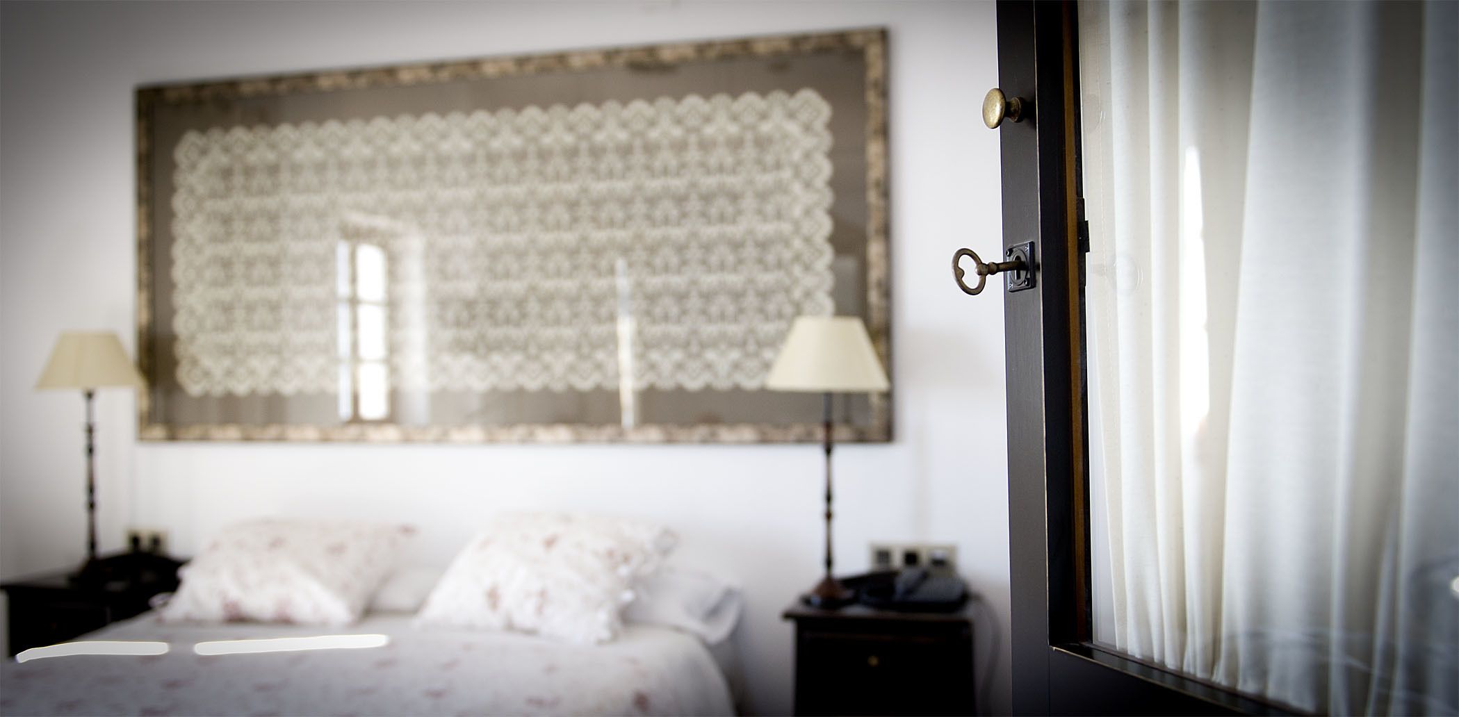 down duvets, individually decorated, individually furnished, desk