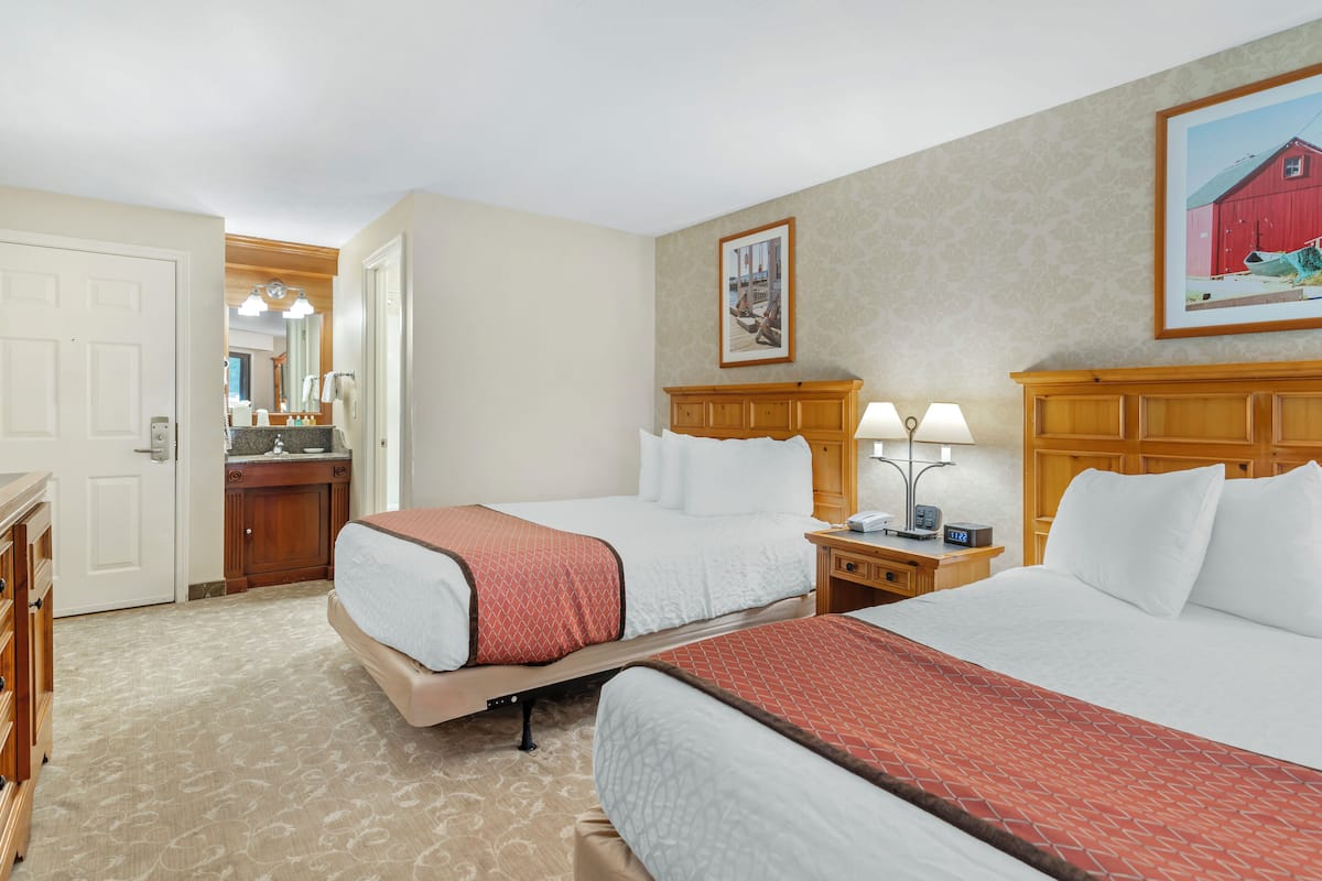 Room, 2 Double Beds (East Resort) in Exterior Corridor w/ stairs only | Individually decorated, individually furnished, desk, iron/ironing board