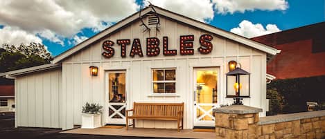 Overnatningsstedets facade