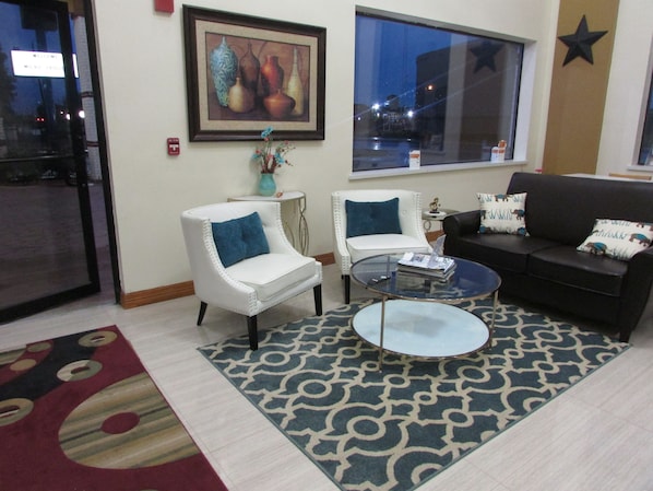 Lobby sitting area