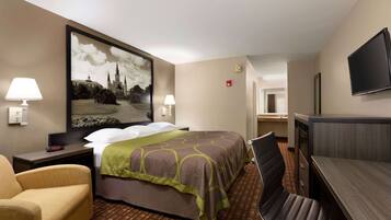 Desk, iron/ironing board, free WiFi, bed sheets