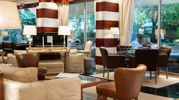 Sittområde i lobbyn