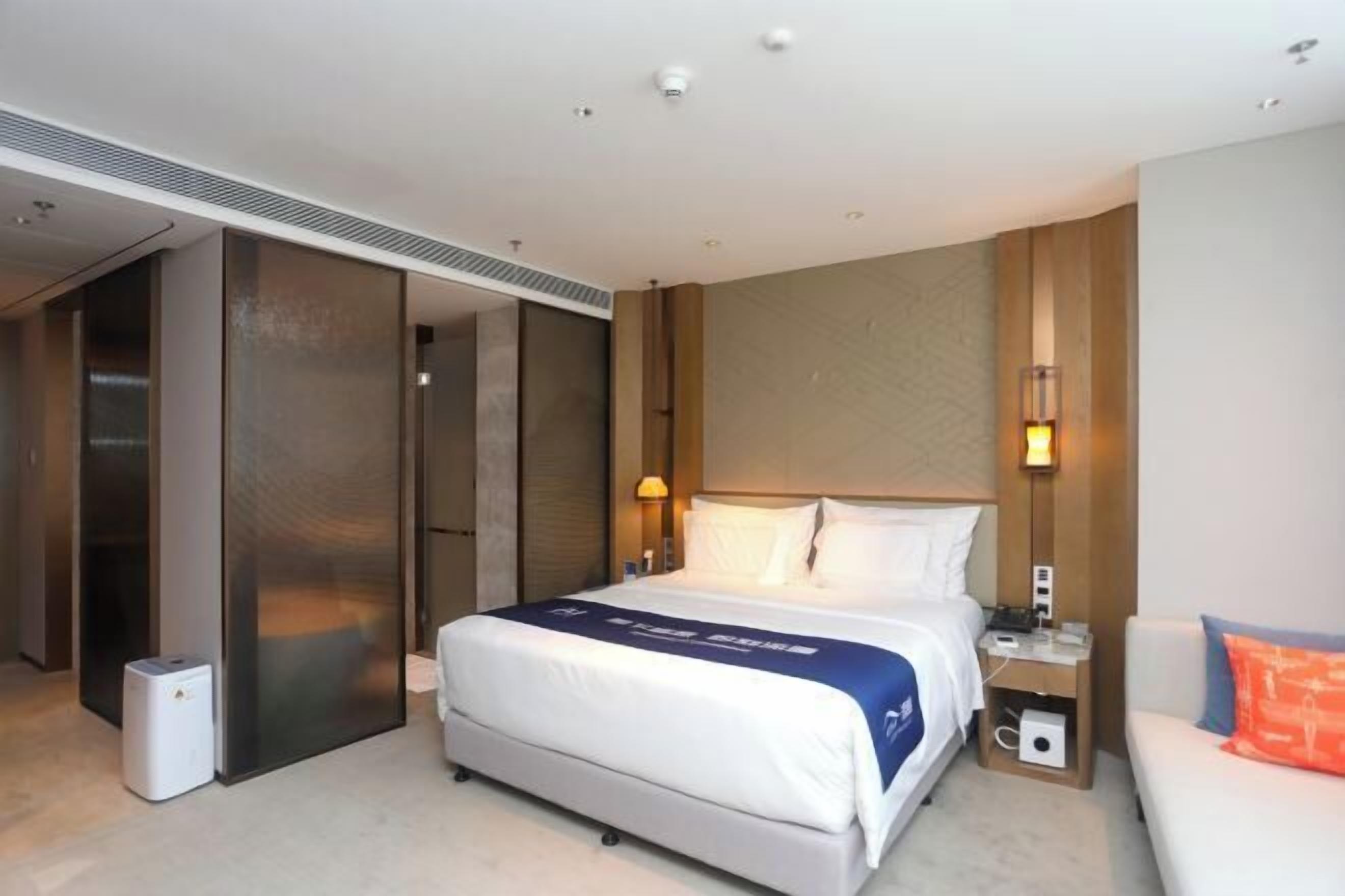 Biancheria da letto di alta qualità, copriletto in piuma, minibar