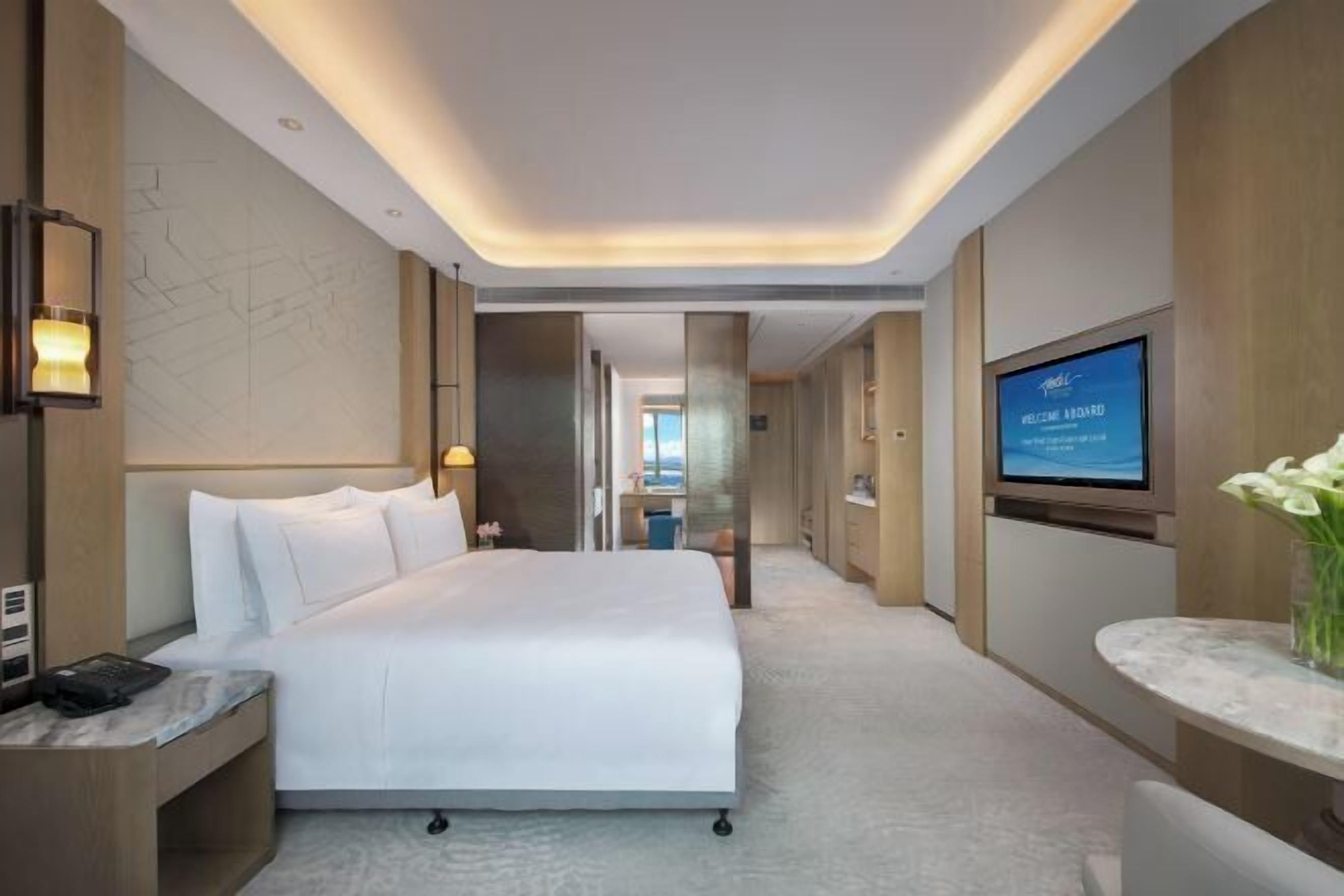 Literie de qualité supérieure, couette en duvet d'oie, minibar