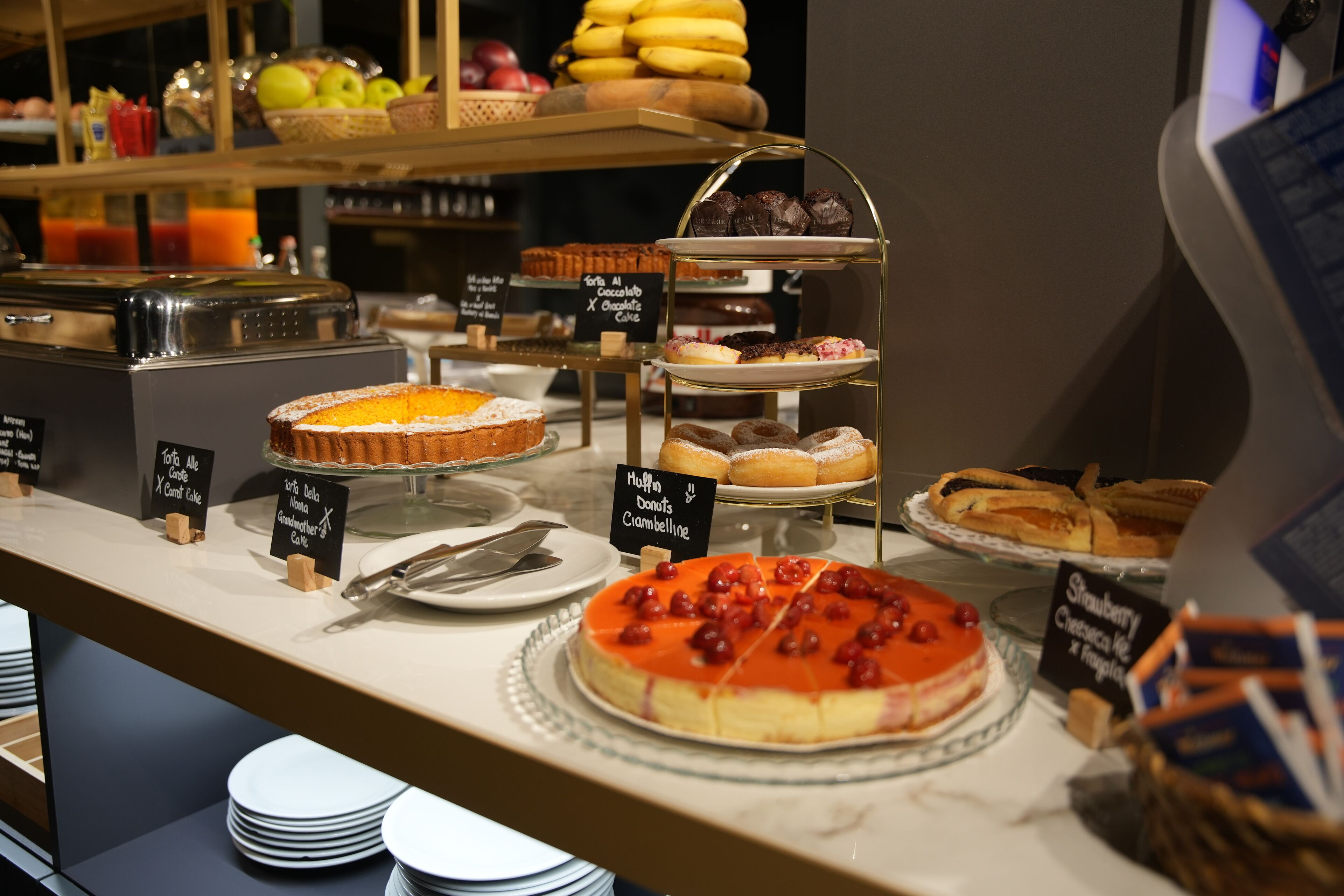 daily buffet breakfast (eur 10 per person)
