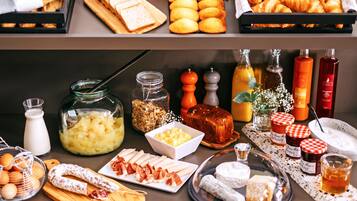 Daily to-go breakfast for a fee