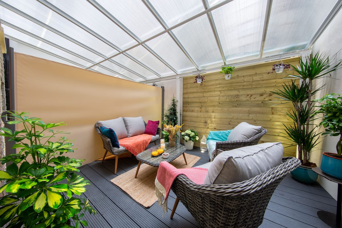 Chambre Detente avec Terrasse Privative | 庭園景
