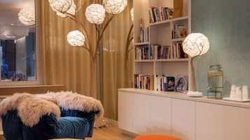 Sala de estar en el lobby