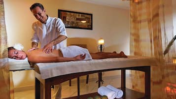 Couples treatment rooms, deep-tissue massages, Swedish massages