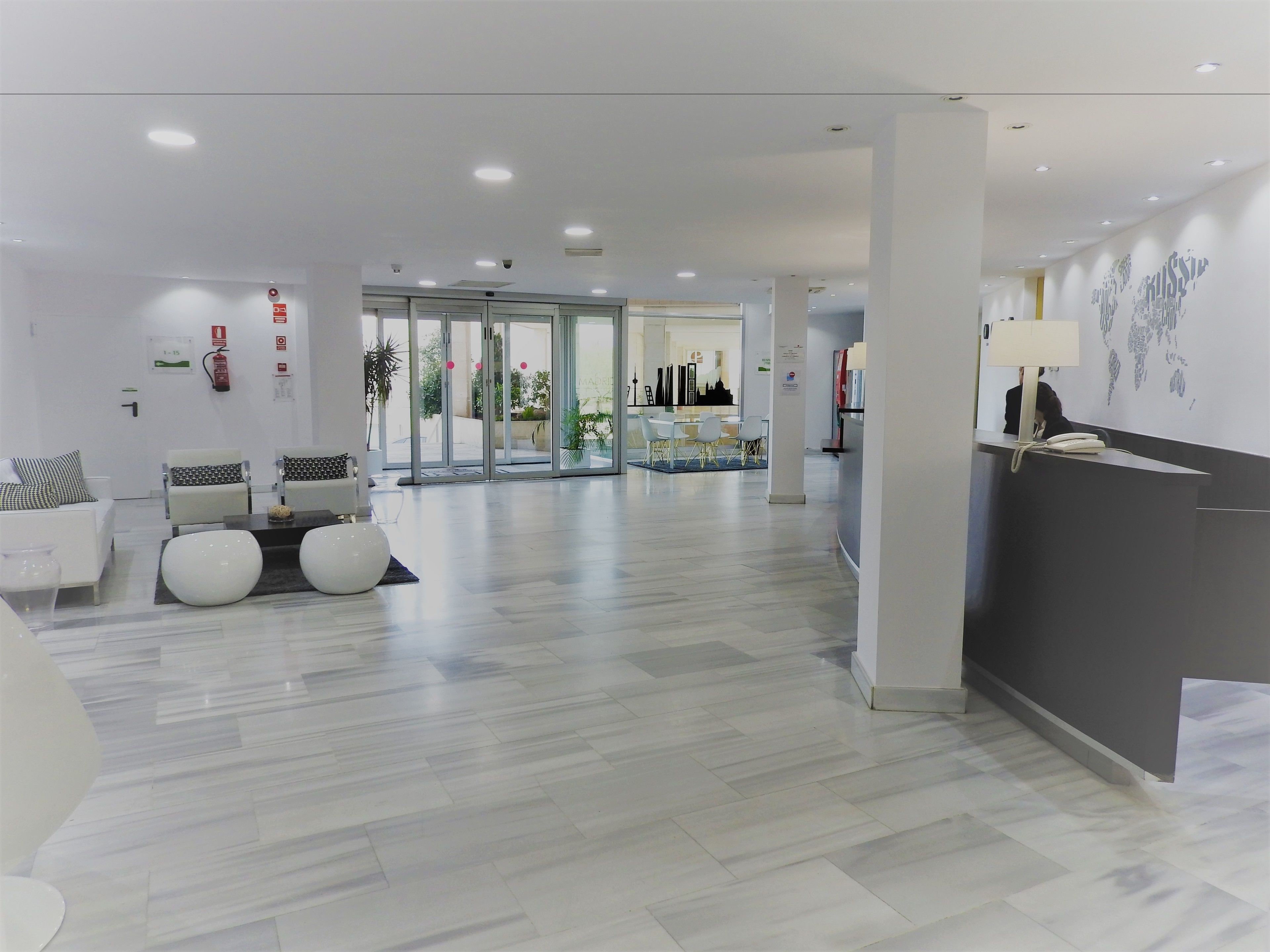 Lobby sitting area