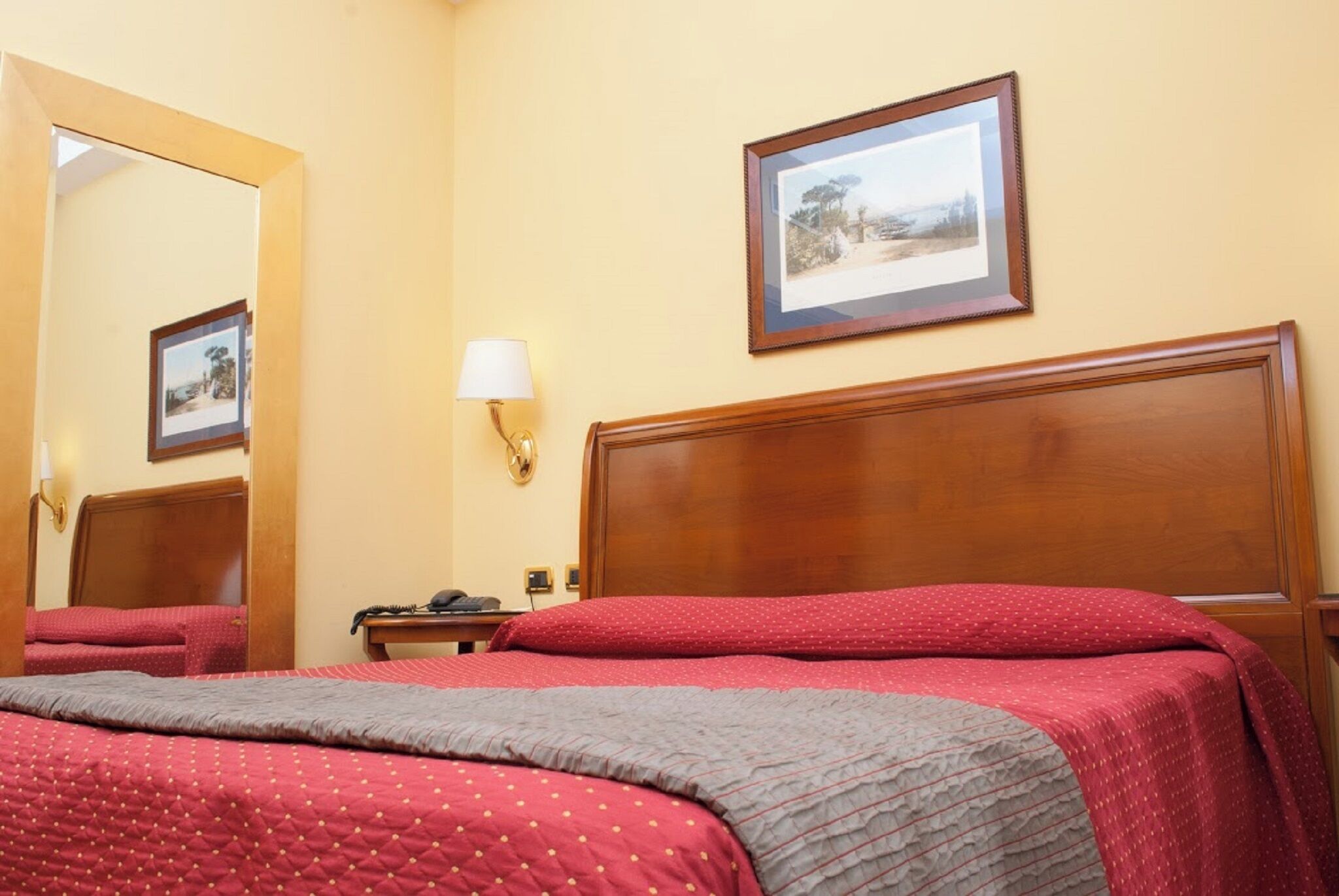 Select Comfort beds, minibar, in-room safe, desk
