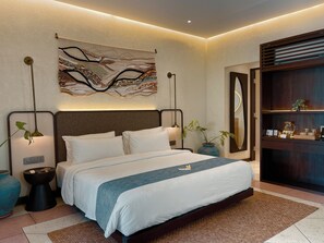 In-room safe, desk, laptop workspace, blackout curtains - Aruni Bali Jimbaran Boutique Villa (Jimbaran)