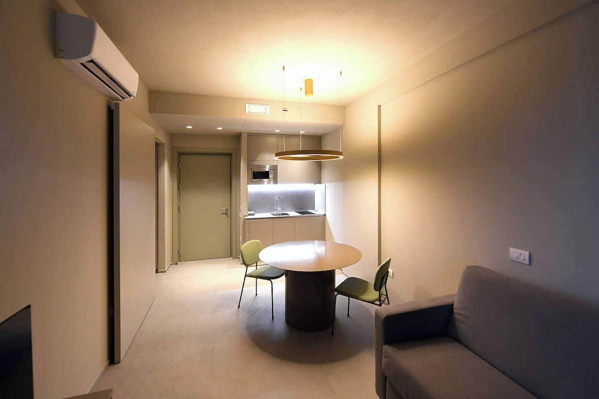 condo | living area | 20-inch tv with satellite channels