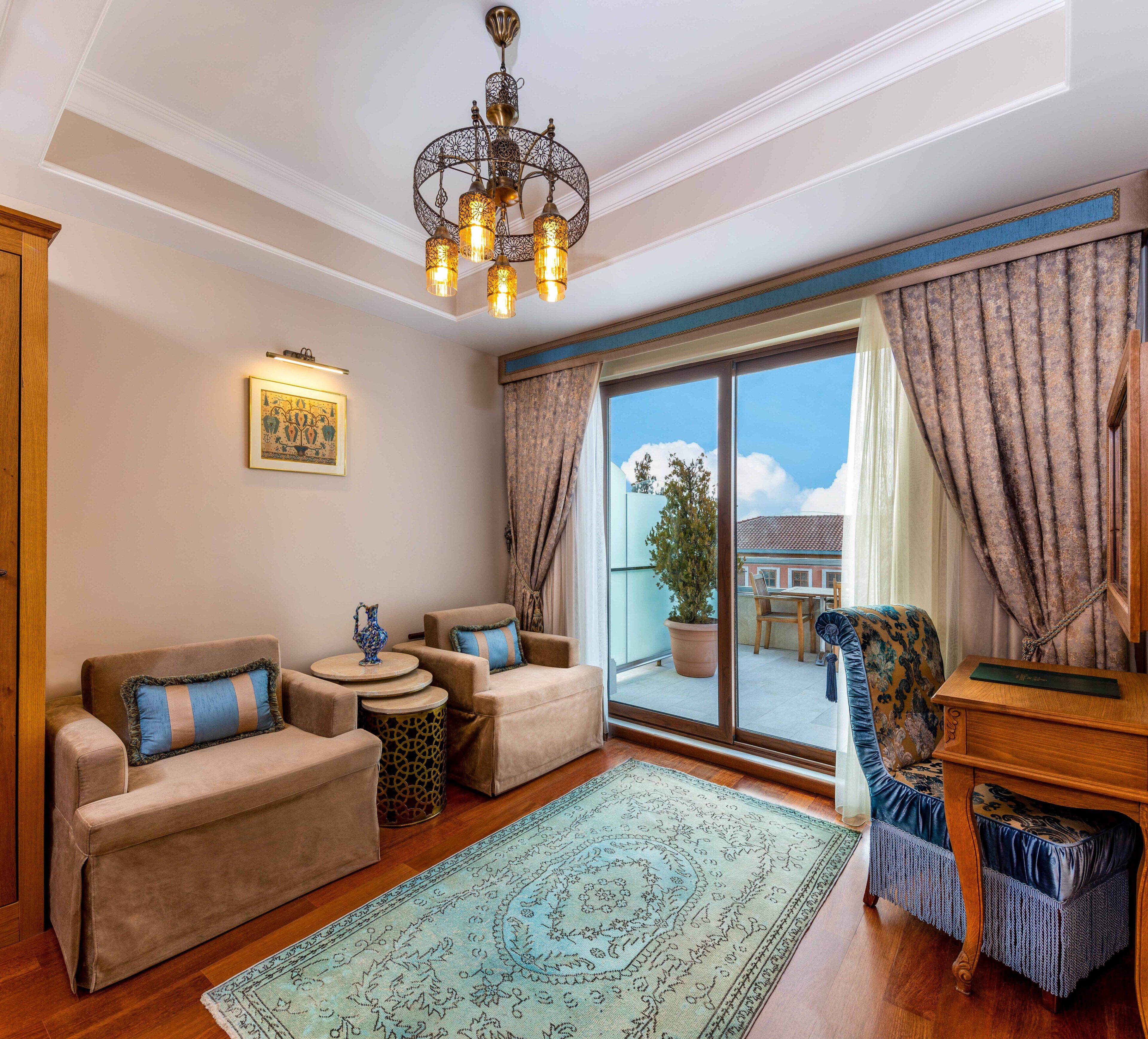 總統套房, 露台, 海景 | 埃及棉床單、高級寢具、羽絨被、Select Comfort 床墊