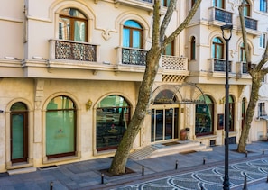 Majoituspaikan sisäänkäynti