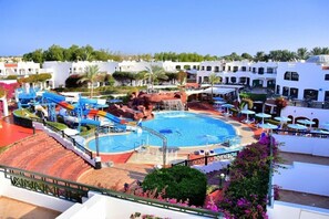 Indoor pool, 2 outdoor pools, pool umbrellas, pool loungers - Verginia Sharm Resort & Aqua Park (Sharm El Sheikh)
