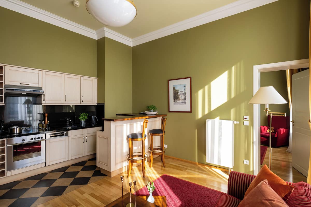 grand suite | 1 bedroom, premium bedding, in-room safe, individually decorated