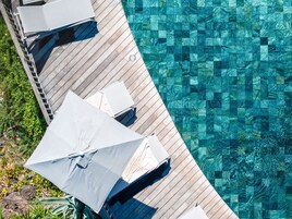 Outdoor pool, open 8:00 AM to 9:00 PM, sun loungers