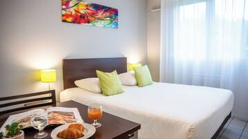 Desk, iron/ironing board, free cots/infant beds, free WiFi