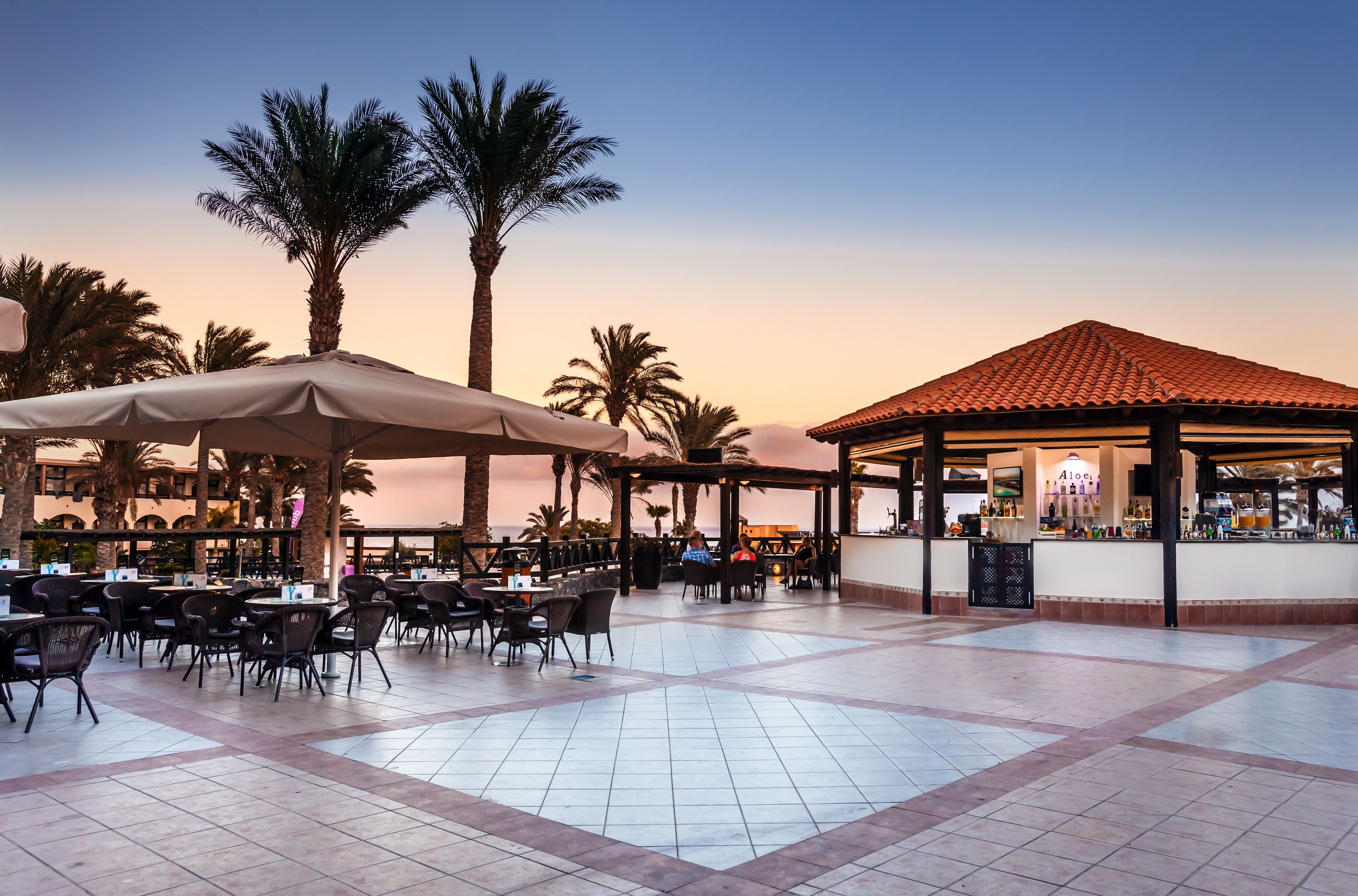 Poolside bar