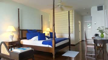 Junior Suite, 1 Bedroom, Balcony, Ocean View | Premium bedding, minibar, in-room safe, individually decorated