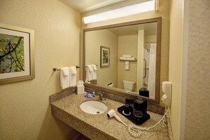 Free toiletries, hair dryer, towels, soap